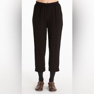 Cut Loose Tapered Crop Pant in Black in Size XL